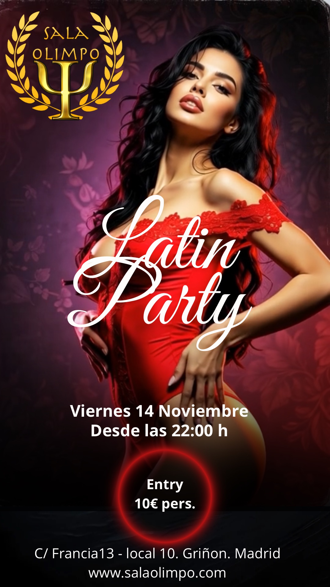 Viernes 14 Noviembre. Fiesta latina