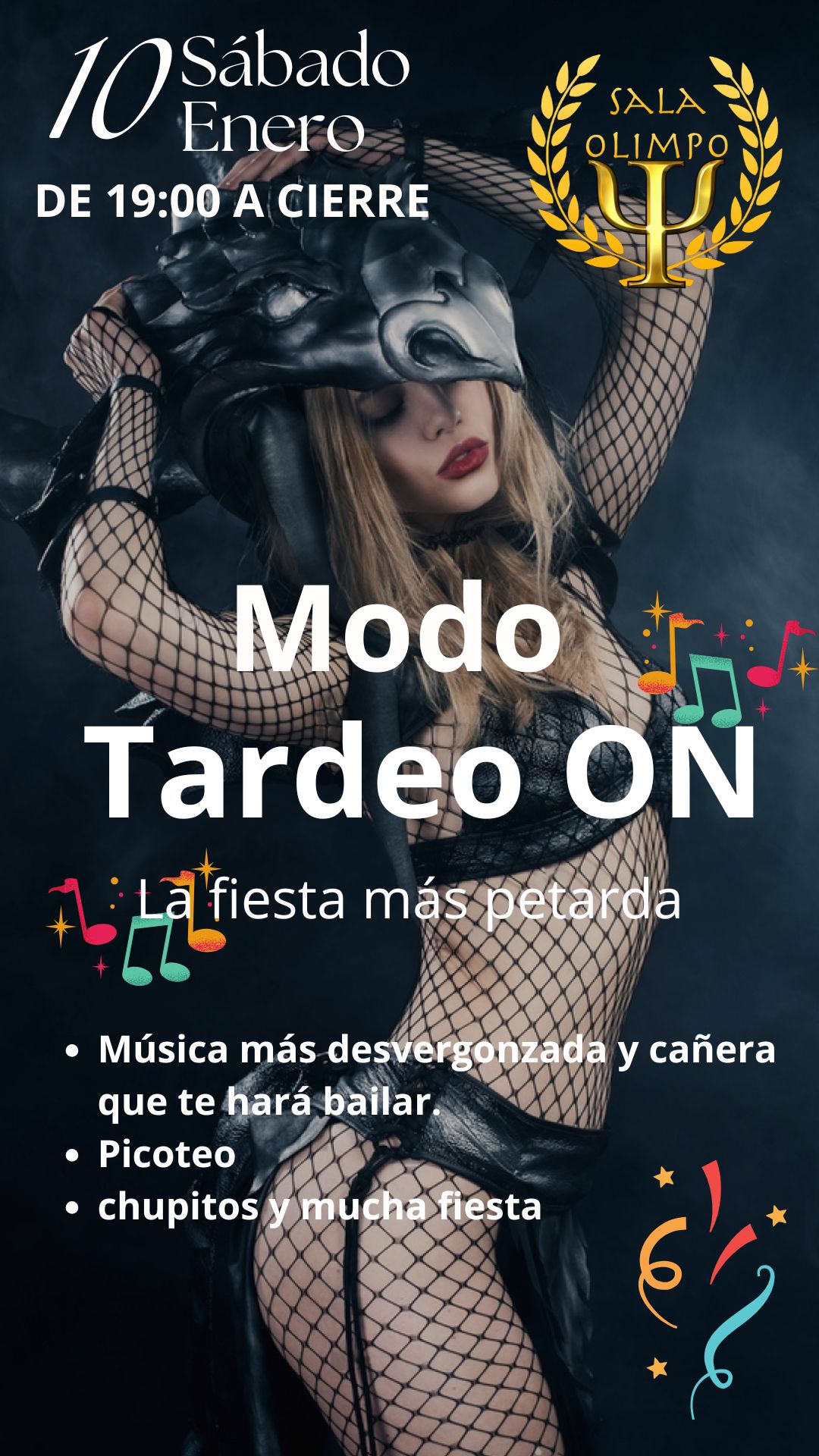 Sabado 10 Enero. Tardeo modo ON