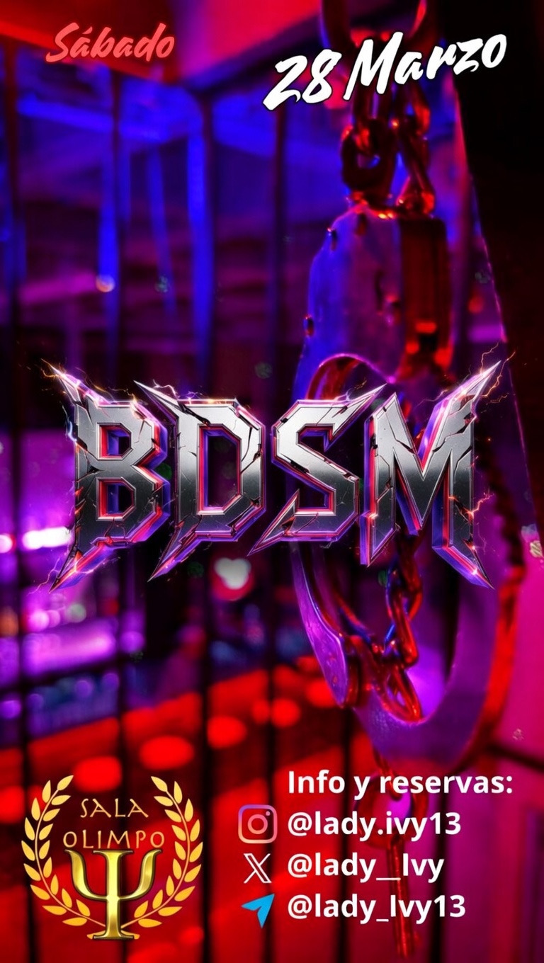 Sábado 28 de Marzo. Fiesta BDSM