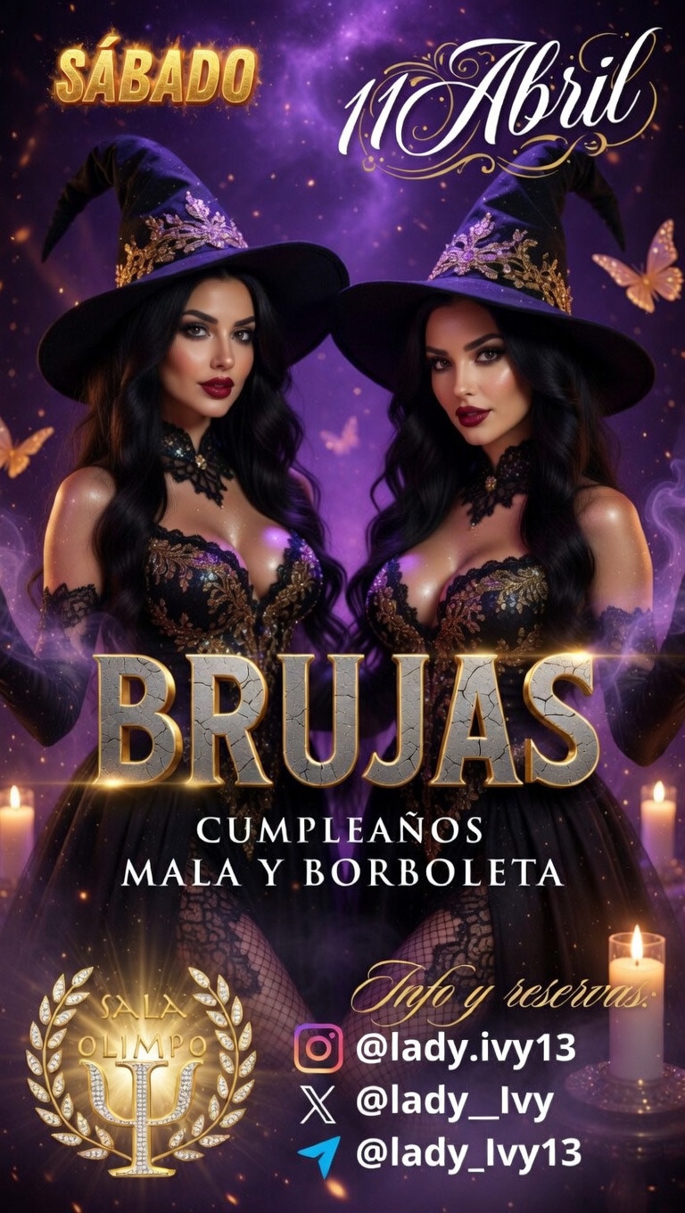 Sábado 11 de abril - Noche temática Brujas
