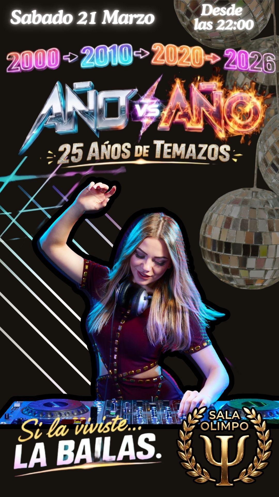 Año vs Año – La Noche Donde Cada Década Saca Su Lado Más Travieso