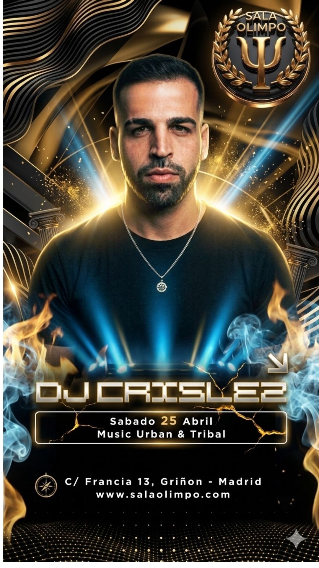 Sabado 25 de Abril. DJ CRISLEZ