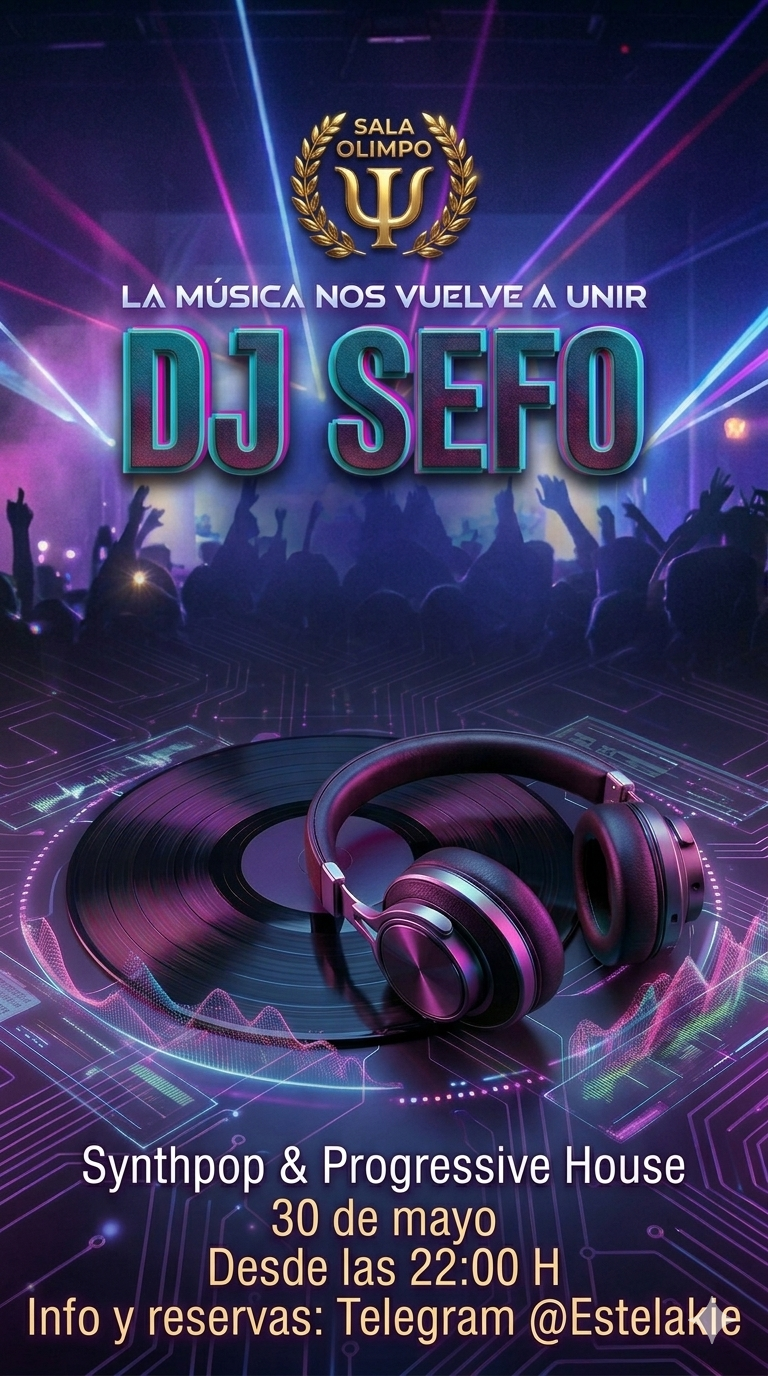 Sabado 30 Mayo. DJ SEFO